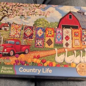 Country Life Jigsaw Puzzle - Vibrant Multicolor